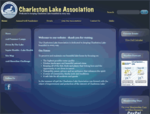 Tablet Screenshot of charlestonlakeassociation.ca